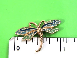 Libélula - alfiler de sombrero, alfiler de solapa, tie tac, alfiler de sombrero EN CAJA DE REGALO - Imagen 1 de 5