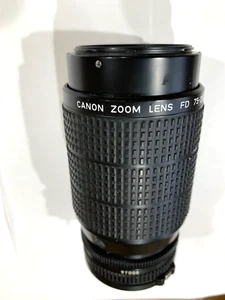 Genuine Canon FD 75~200mm f/4.5 Zoom Lens Canon AE-1 A-1 T-50 T-70 F-1 AV-1 - Picture 1 of 5
