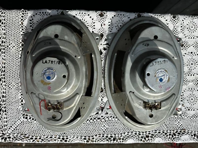 2 x 复古 Blaupunkt 全频扬声器 Suprakustik LA785 1960 年代德国 — 第 1/4 张图片