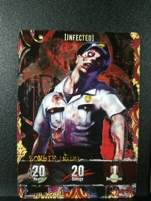 Resident Evil Deck Building Game Replacement Card Infected Zombie Monster Boss D - Image 1 of 2