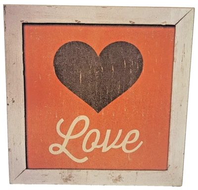 Rustic Wooden Sign "'Love" - Image 1 of 3