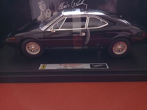 Elvis Presley Ferrari Dino 308 GT4 Hotwheels Elite 1/18 Scale - Picture 1 of 15