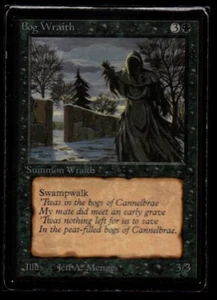 MRM ENGLISH Bog Wraith Poor MTG magic BETA - Imagen 1 de 1