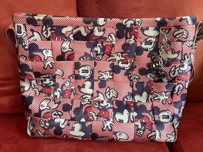 Bolso de Mano Cinturón de Seguridad Harveys Disney Mickey Americano Rosa Usado Foto 1 de 4