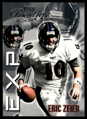 1999 Playoff Prestige EXP Eric Zeier Tampa Bay Buccaneers #EX70 Georgia Bulldogs - Image 1 of 2