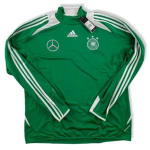 Camicia da allenamento Germania taglia 6 7 8 M-L Mercedes Adidas DFB Germany verde LS - Foto 1 di 8