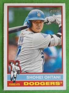 2025 Topps Heritage SHOHEI OHTANI #148 Alternate Cartoon Variation SP - Picture 1 of 2
