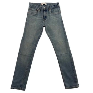 Levis 511 Jeans Youth Size 16 Reg Blue Slim Fit Low Rise Denim 28x28 - Picture 1 of 18
