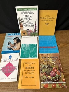 Drugs, Herbs, & Natural Remedies/Mervyn Hardinge + 6 PB books on Hydrotherapy++ - Picture 1 of 14