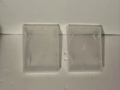 Genérico Super Nintendo Vintage Estuche Transparente Plástico Lote De 2 Foto 1 de 3