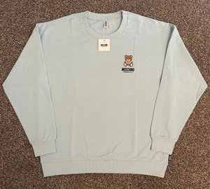 🔸Moschino Underbear Sweater In Blue🔹SIZE XXL🔹 - Picture 1 of 3