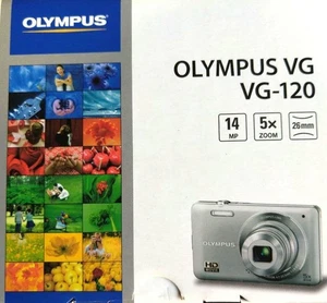 Olympus VG-120 Digital Camera 14MP Battery Charger SDHC Used No Customs Fees US - Picture 1 of 7