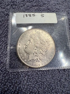 Lot of 2 1885-S Morgan Silver Dollar $1 - Image 1 of 4