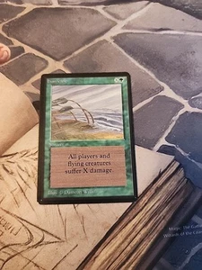MTG Limited Edition Beta 1993 Hurricane NM Card LEB Uncommon Old School 93/94 - Picture 1 of 2