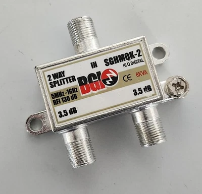 BGI 2-Way Splitter SGHMQK-2 5MHz-1GHz RFI 130 dB - Image 1 of 2