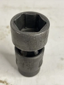 Matco Tools 3/8" Drive 6 Point 19MM Universal Impact Socket BUP19M6B. FREE SHIP - Bild 1 von 4