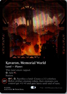 Kavaron, Memorial World (Borderless) M Edge of Eternities 281 FOIL Near Mint - Picture 1 of 1