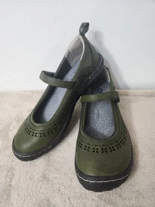 JBU by Jambu Dalton Memory Foam Mary Jane Flats - Women's Size 6M - Hunter Green - Picture 1 of 16