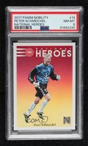 2017 Panini Nobility National Heroes Peter Schmeichel #14 PSA 8