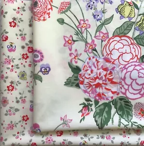 Cath Kidston Floral Fields & Ditsy Cotton Fabric New Bundle or 50cm x 100cm Wide - Picture 1 of 21