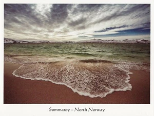 Postcard Norway Sommaroy Finnmark County Sebastian Worm, Photographer MNT Unused - Picture 1 of 1