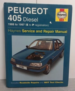 Peugeot 405 Diesel (88-97) Manuale di servizio officina riparazione Haynes - Foto 1 di 5
