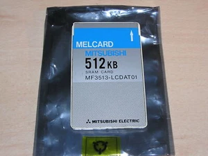 Mitsubishi MF3513-LCDAT01 MELCARD 512KB SRAM Memory Card excellent - Picture 1 of 3