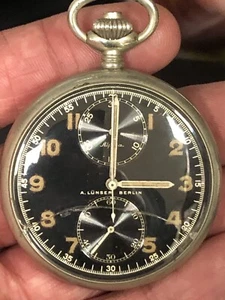 Alpina Military Chronograph WW2 - A. Lunser Berlin - Picture 1 of 17