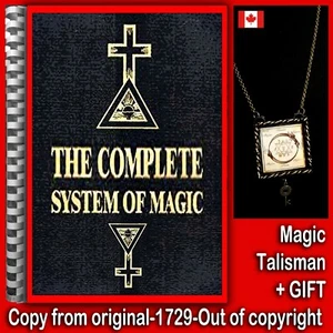 antique book complete system of magic witchcraft rare occult grimoire esoteric - Picture 1 of 11