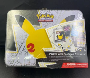 Brand New - Pokemon TCG 25th Anniversary Celebrations Collector Chest Lunch Tin - Picture 1 of 1