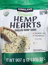 Kirkland Signature USDA ORGANIC Hemp Hearts Shelled Hemp Seeds 32 oz Bag