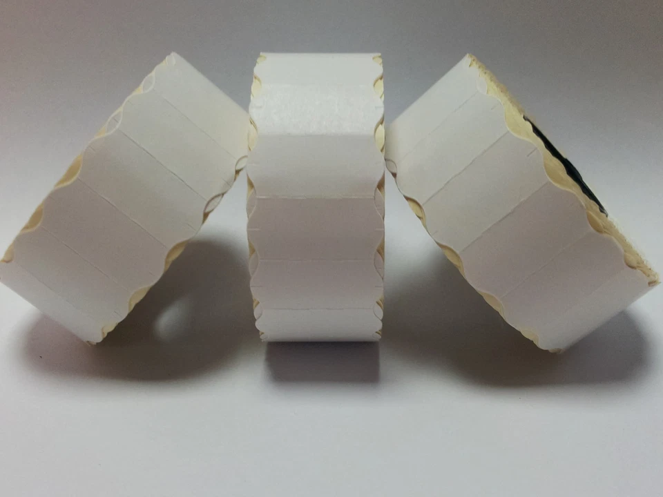 HCR SYSTEMS Motex 2612 White Permanent Price Gun Labels CT4 26mm x 12mm - 30 rolls - 45k