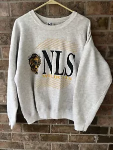 NLS WILDCATS"" Nueva Sudadera Cuello Redondo London Spicer High School De Colección Años 90 Estampada Estampilla Sin Menor - Imagen 1 de 5