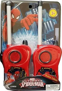 Neu Spiderman Marvel 2er Set Jungen Walkie Talkie Radio mit Gürtelclip Spider Man!! - Bild 1 von 5
