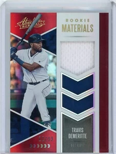 2020 Absolute Travis Demeritte Detroit Tigers Rookie Materials Red Spectrum #/99 - Picture 1 of 2