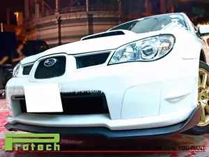 LABIO PARACHOQUES DELANTERO ESTILO FIBRA DE CARBONO PARA 06-07 SUBARU IMPREZA WRX / STI GDF - Imagen 1 de 2