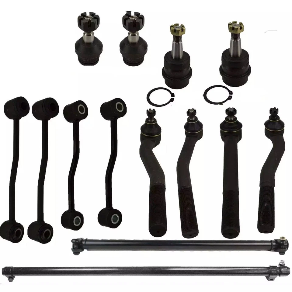 Barra estabilizadora 14 piezas Jeep Grand Cherokee 99-04 extremos de varilla de amarre mangas de tubo rótulas Foto 1 de 1