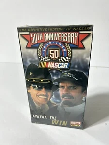INHERIT THE WIN NASCAR 50th Anniversary Vhs Tape NASCAR Memorabilia - Picture 1 of 10