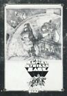 Star Wars ESB Black & White Poster Chase Card PO-8 The Unstoppable Pilot