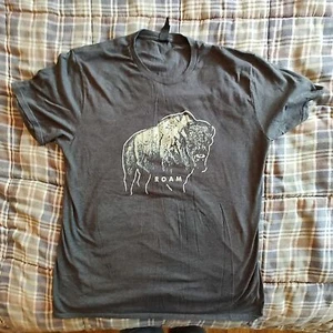 Bison Buffalo Roam T-shirt Size Extra Large XL - Picture 1 of 2