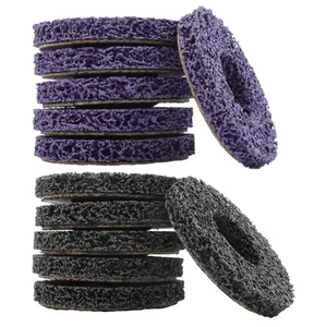 12-Pack 4-1/2Inch Paint Stripping Discs - 6 Black & 6 Purple Angle Grinder Discs - Picture 1 of 19