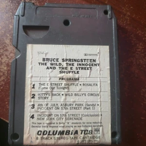 Bruce Springsteen–The Wild, The Innocent & The E Street Shuffle–Columbia–8 Track - Imagen 1 de 2