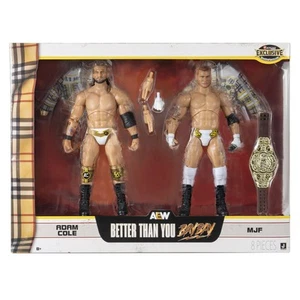 Better Than You Bay (MJF & Adam Cole) - AEW 2-Pack Toy Wrestling Figures - Picture 1 of 3