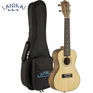 Lanikai SPPW-CX Spruce Top Pacific Walnut Body Concert Ukulele With Gig Bag - Picture 1 of 3