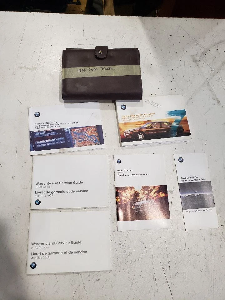 Manual del propietario - BMW 740i 2000 - OEM Foto 1 de 4