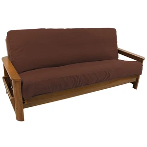 Blazing Needles Solid Twill 8 to 9 In Full Futon Cover - Picture 1 of 1