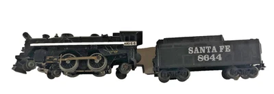 LIONEL # 6-8644 Steam Locomotive SANTA FE 2-4-4 W/ Whistle Tender~O Gauge - Image 1 of 4