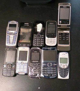Job Lot 257 - 10x Untested Samsung Nokia Faulty Mobile Phones Spares Repairs - Photo 1 sur 2