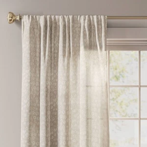 Printed Farrah Light Filtering Curtain Panel - Threshold - Picture 1 of 8