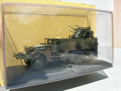 EAGLEMOSS 1/43 MILITAIRE HALF-TRACK M16 MGMC canon anti-aerien aachen 1944